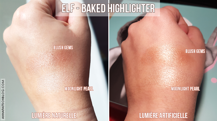 ELF Baked Highlighter - Moonlight Pearl & Blush Gems