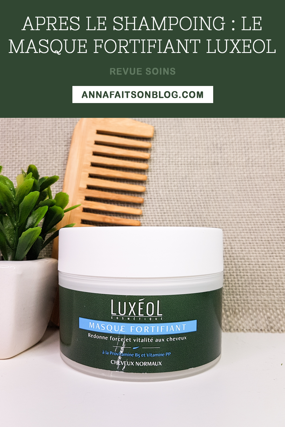 Masque fortifiant Luxeol