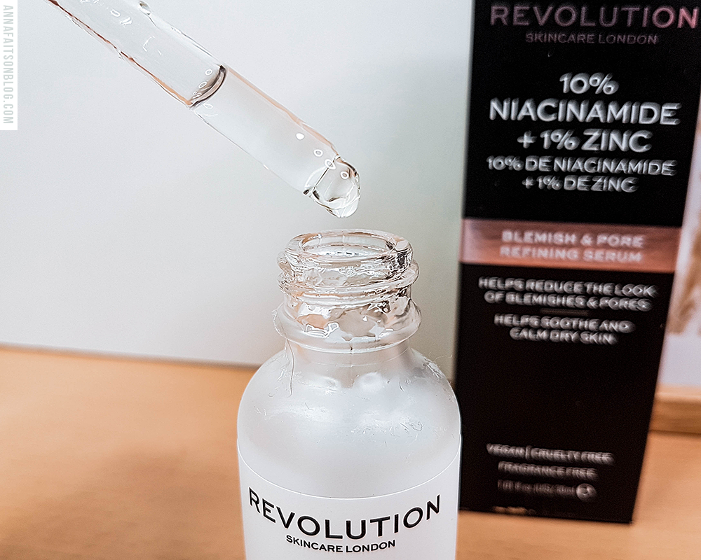 Sérum 10% Niacinamide + 1% Zinc Revolution Skincare