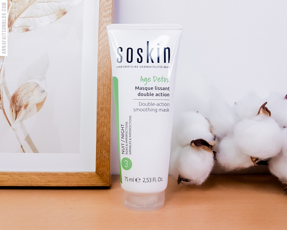 Masque lissant double action Age Detox SoSkin