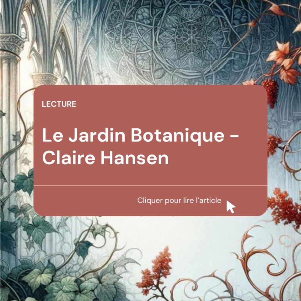 Archange, tome 1 : Le Jardin Botanique – Claire Hansen